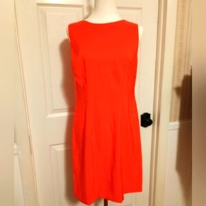 Nwt!! ALYX Elegant Hot Coral Sleeveless Dress